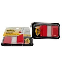 3M 680-1, Red, 25,4 mm, 43,2 mm, 50 sheets