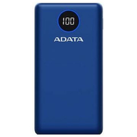 ADATA P20000QCD, 20000 mAh, Lithium Polymer (LiPo), Quick Charge 3.0, 15 W, Blue