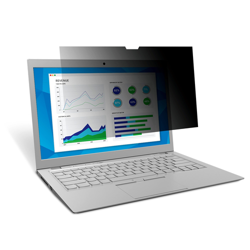 3M 7100210596, 4:3, Laptop, Frameless display privacy filter, Anti-glare