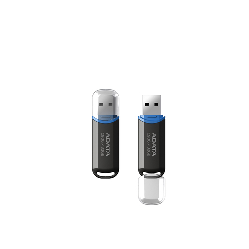 ADATA 32GB C906, 32 GB, USB Type-A, 2.0, Cap, 9 g, Black