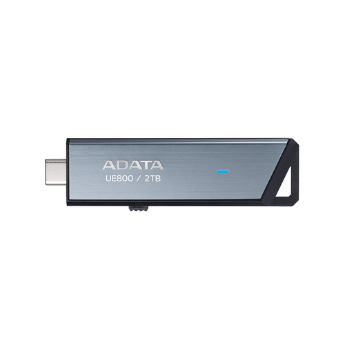 ADATA AELI-UE800-2T-CSG, 2 TB, USB Type-C, 3.2 Gen 2 (3.1 Gen 2), 1000 MB/s, Slide, Silver