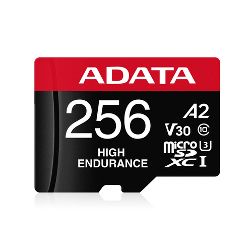 ADATA AUSDX256GUI3V30SHA2-RA1, 256 GB, MicroSDXC, Class 10, UHS-I, 100 MB/s, 80 MB/s