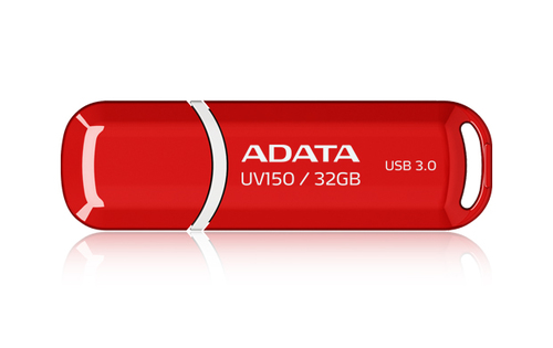ADATA 32GB DashDrive UV150, 32 GB, USB Type-A, 3.2 Gen 1 (3.1 Gen 1), Cap, 9 g, Red