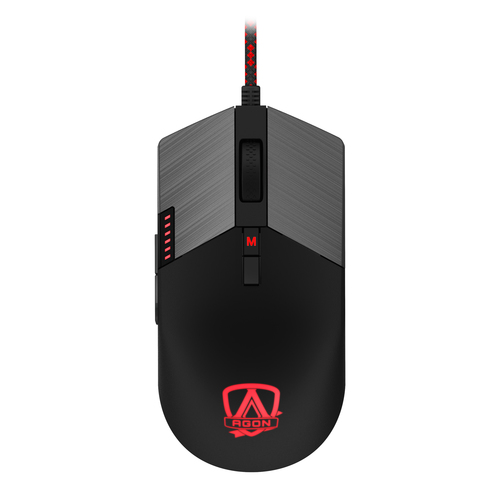 AOC AGM700, Right-hand, Optical, USB Type-A, 16000 DPI, 1 ms, Black