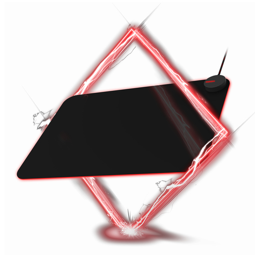 AOC AMM700, Black, Monochromatic, Fabric, USB powered, Non-slip base, Gaming mouse pad