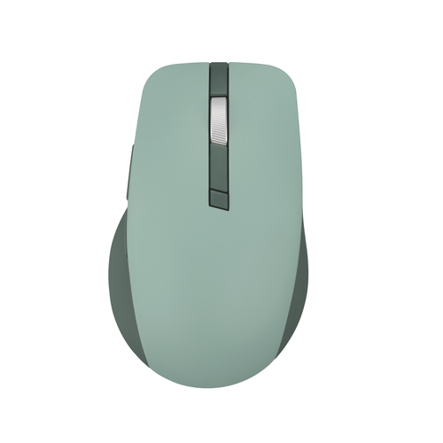 ASUS SmartO Mouse MD200 Silent Plus, Ambidextrous, Optical, RF Wireless + Bluetooth, 4200 DPI, Green