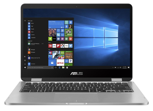 ASUS Vivobook Flip TP401MA-Q1S-CB, Intel® Pentium® Silver, 1,1 GHz, 35,6 cm (14"), 1366 x 768 pixels, 4 GB, 128 GB