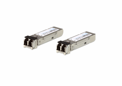 ATEN 2A-136G, Fiber optic, 1250 Mbit/s, SFP, 550 m, 1300 nm, Blue, Metallic