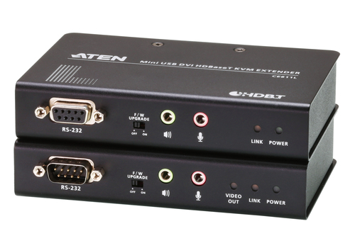 ATEN CE611, Transmitter & receiver, Wired, 100 m, Cat6, Cat6a, 1920 x 1200 pixels, 1920x1200 1920x1080 1600x1200