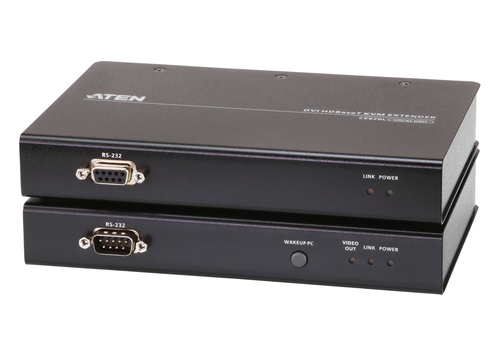 ATEN CE620, Transmitter & receiver, Wired, 100 m, Cat5e, Cat6, Cat6a, Black, Metal