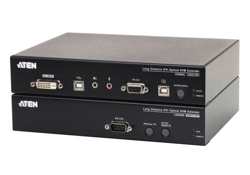 ATEN CE690, Rack mounting, 10,2 W, 1U, Black