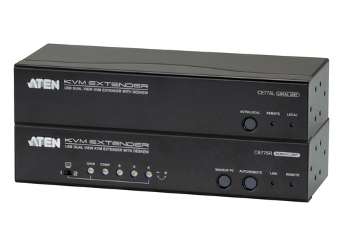 ATEN CE775, 1920 x 1200 pixels, AV transmitter & receiver, 300 m, Black