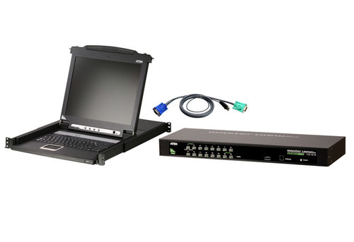 ATEN CLCS1316MUKIT, 2048 x 1536 pixels, Rack mounting, Black