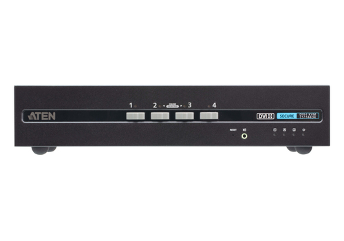 ATEN CS1144D4, 3840 x 2160 pixels, 4K Ultra HD, 10,7 W, Black