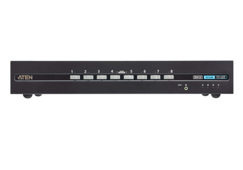 ATEN CS1148D4, 3840 x 2160 pixels, 4K Ultra HD, Rack mounting, 16 W, Black