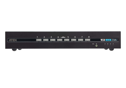 ATEN CS1148DP4, 3840 x 2160 pixels, 4K Ultra HD, Rack mounting, 24,4 W, Black