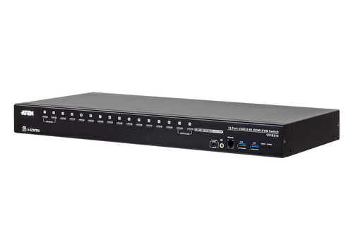 ATEN CS18216, 4096 x 2160 pixels, 4K Ultra HD, 13,12 W, Black