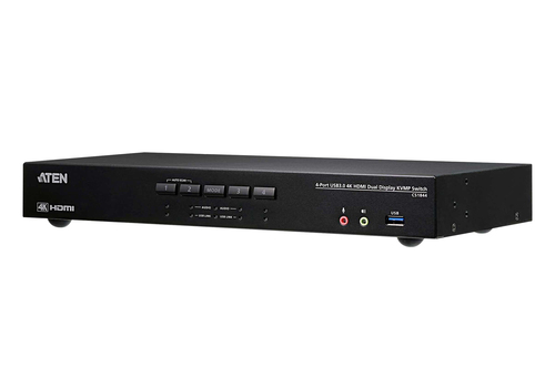 ATEN CS1844, 4096 x 2160 pixels, 4K DCI, 4,42 W, Black