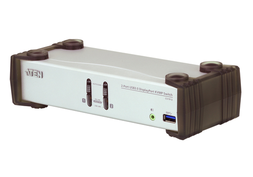 ATEN CS1912, 3840 x 2160 pixels, 3,3 W, Black, Grey