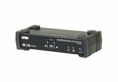 ATEN CS1922M, 4096 x 2160 pixels, 4K Ultra HD, 3,44 W, Black