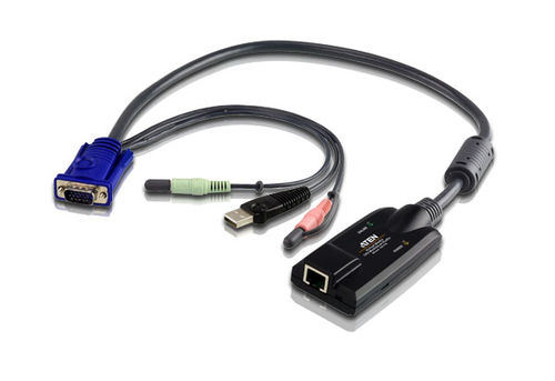 ATEN KA7176-AX, USB, USB, VGA, Multicolour, RJ-45, 1 x RJ-45