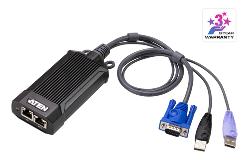 ATEN KG1900T, 1920 x 1200 pixels, Ethernet LAN, 4,73 W, Black, Blue, Purple