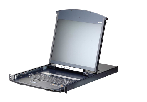 ATEN KL1116VN, 1920 x 1200 pixels, Ethernet LAN, Full HD, Rack mounting, 1U, Black