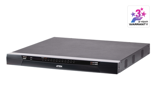 ATEN KN4024VB, 1920 x 1200 pixels, Ethernet LAN, Full HD+, 44 W, Black