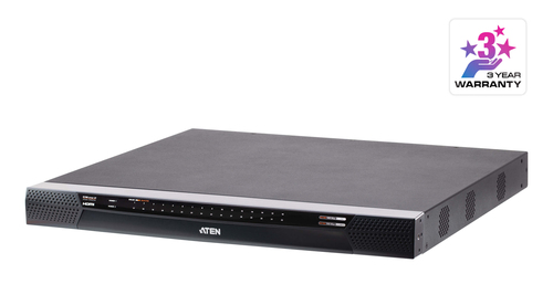 ATEN KN4032VB, 1920 x 1200 pixels, Ethernet LAN, Full HD+, Black