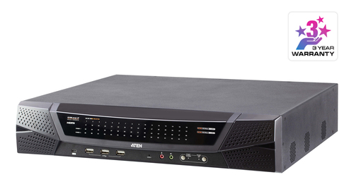 ATEN KN4064VB, 1920 x 1200 pixels, Ethernet LAN, Full HD+, Black