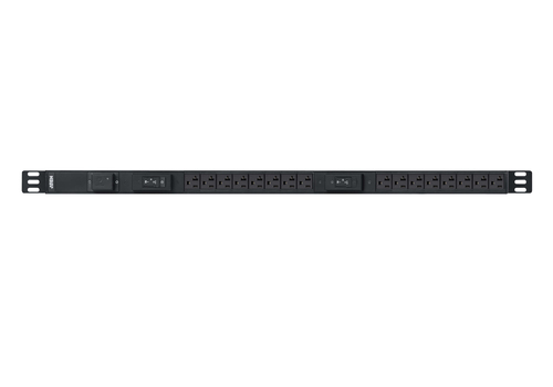 ATEN PE0316SA, Basic, 0U, Aluminium, Black, 16 AC outlet(s), NEMA 5-20R
