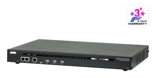 ATEN SN0116CO, RJ-45/Mini-USB, Linux Kernel 2.6.12, Windows 2000, Windows Server 2003, 437,2 x 329,8 x 440 mm, 4,48 kg