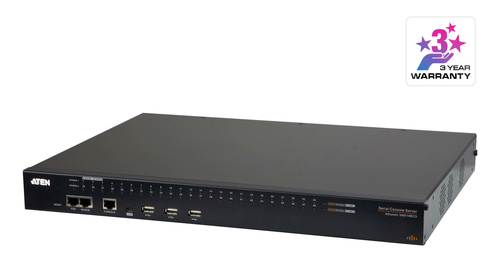 ATEN SN0148CO, RJ-45/Mini-USB, Linux Kernel 2.6.12, Windows Server 2003, 434,84 x 327,7 x 44 mm, 4,92 kg, DC