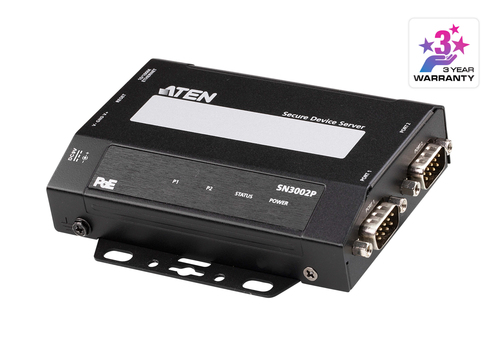 ATEN SN3002P, 10/100Base-T(X), DC, PoE, 9/48 V, LAN, Power, Status, 220 g, 98 x 117 x 26 mm