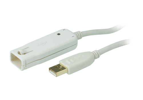 ATEN UE2120, 12 m, USB A, USB A, USB 2.0, 0,48 Gbit/s, White