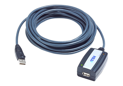 ATEN UE250, 5 m, USB A, USB A, USB 2.0, 0,48 Gbit/s, Black