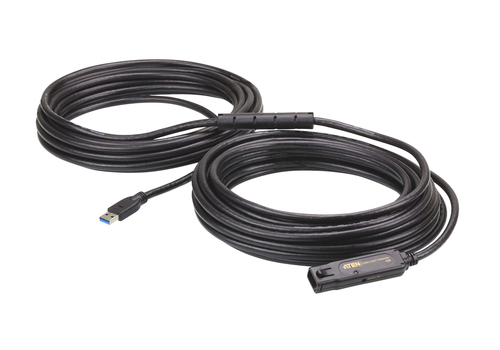 ATEN UE3315A, 15 m, USB A, USB A, USB 3.2 Gen 1 (3.1 Gen 1), 5 Gbit/s, Black