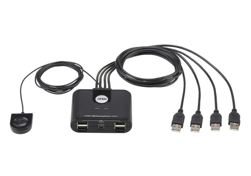ATEN US424, USB Type-C, Black, Plastic, 5 - 40 °C, -20 - 60 °C, 0 - 80%