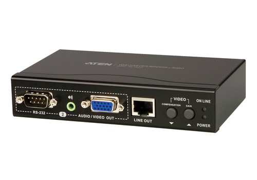 ATEN VB552, 1920 x 1200 pixels, AV repeater, 200 m, Black