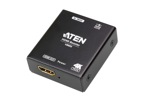 ATEN VB800, AV transmitter & receiver, 20 m, Black, HDCP