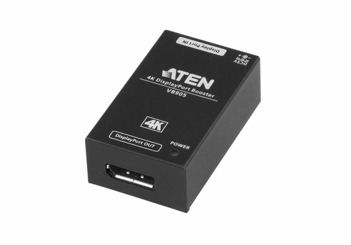 ATEN VB905, 4096 x 2160 pixels, AV repeater, 20 m, Wired, Black, HDCP
