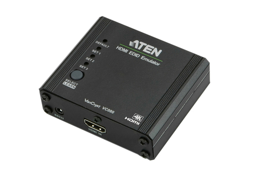 ATEN VC080, 1920 x 1080 pixels, 640 x 480,1280 x 720,1920 x 1080,1920 x 1200, 2,25 Gbit/s, DTS-HD Master Audio, Dolby TrueHD, Black, Metal