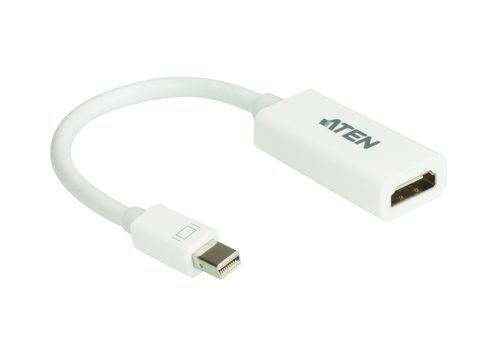 ATEN VC980, Mini DisplayPort, HDMI, Male, Female, Straight, Straight