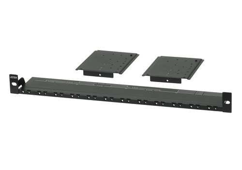 ATEN VE-RMK1U, Mounting plate, Black, 1 pc(s), 715 g