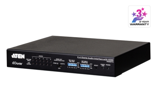 ATEN VE66DTH, 154,9 mm, 174,2 mm, 28,8 mm, 850 g, 0 - 40 °C, -20 - 60 °C