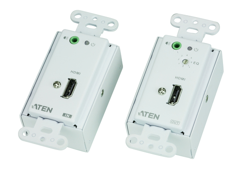 ATEN VE806, 1920 x 1080 pixels, AV transmitter & receiver, White