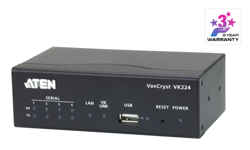 ATEN VK224, Wired, 0 - 80%, 0 - 50 °C, 76 x 130 x 42 mm, 450 g, 5 pc(s)