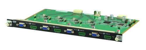 ATEN VM7104, Input board, Black, Green, Metal, 7,1 W, 238 mm, 352 mm