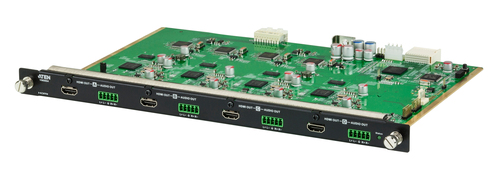 ATEN VM8804, Input board, Black, Green, Metal, 5 V, 23,13 W, 238 mm