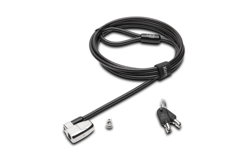 Kensington ClickSafe 2.0 Keyed Laptop Lock, 1,83 m, Kensington, Key, Carbon steel, Black